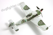 Green camouflage Focke Wulf Fw 190 A-3 - 1:48