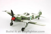 Green camouflage Focke Wulf Fw 190 A-3 - 1:48