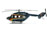 MBB BK-117 SpaceShip Helicopter 1:72