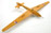 Sailplane Glider plane Airfield Lunak LF-107 1:48