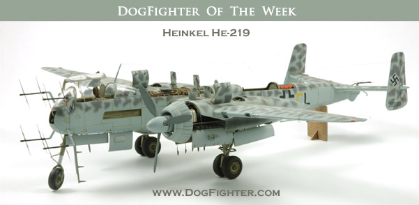 Heinkel He-219 Tamiya, detail set Aires